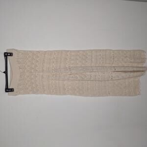 NWOT House of Harlow Women's Cream/Crochet Pants Size Small